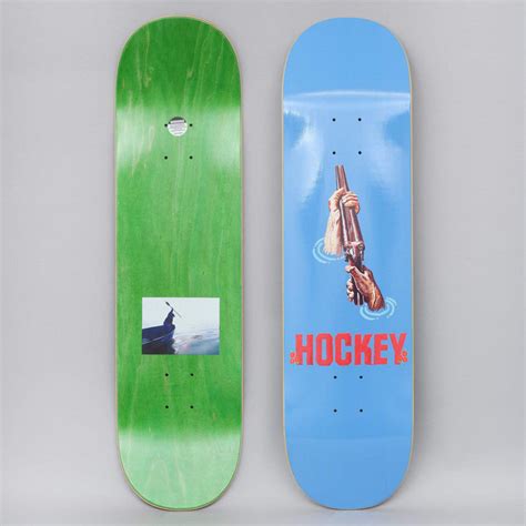 Hockey 8.25 Andrew Allen Shotgun Skateboard Deck Blue – Slam City Skates