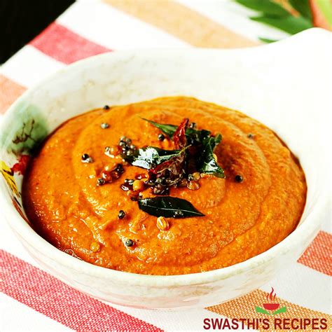 Onion Chutney Recipe - Swasthi's Recipes