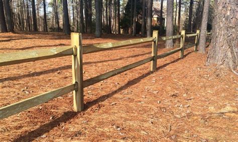 Pipe Rail Wood Fence Post | Wooden Thing | Split rail fence, Wood fence, Wood fence post