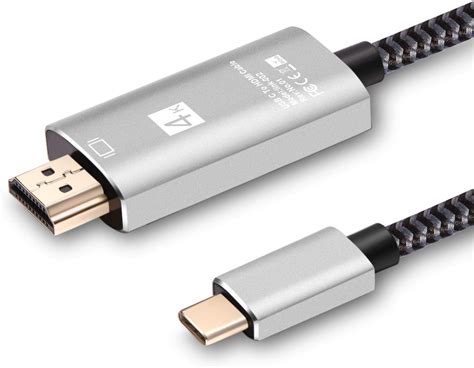 Amazon.co.jp: USB Type C to HDMI Cable USB 3.1 Type C Thunderbolt 3 to ...