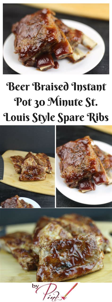 Instant Pot St Louis Ribs Beer Braised ⋆ Recipes ⋆ by Pink | Recipe | Instant pot recipes ...