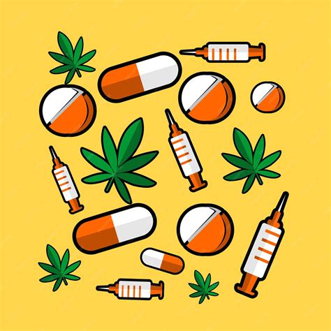 Premium Vector | Set of drugs pharmacy cartoon vector drawing