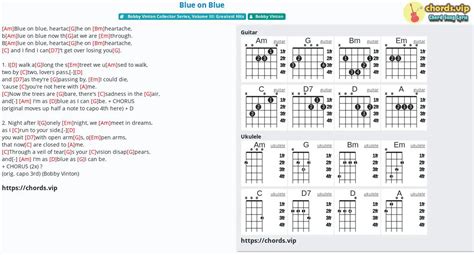 Chord: Blue on Blue - tab, song lyric, sheet, guitar, ukulele | chords.vip