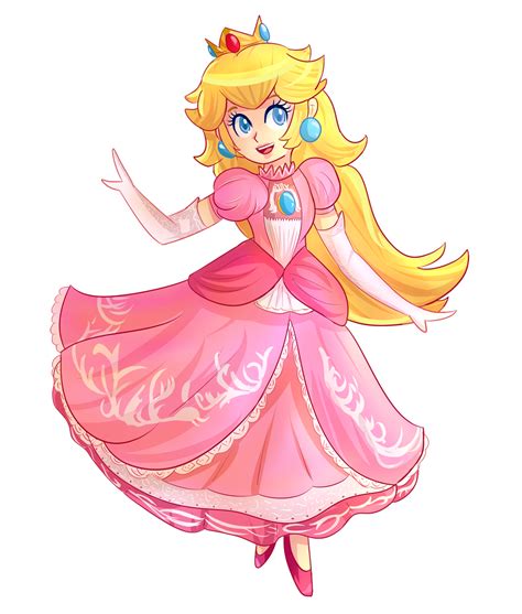 Princess Peach - Smash Collab! by ellenent on DeviantArt