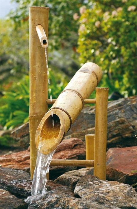 Bamboo Rocking Water Garden Fountain Choice of 2 Sizes | Etsy | Bamboo water fountain, Bamboo ...