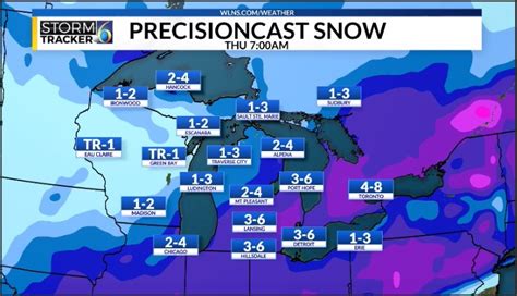 Snow storm heading towards mid-Michigan, 3-6 inches forecasted | WLNS 6 ...