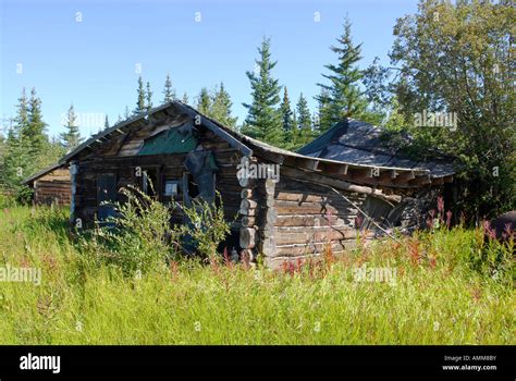 Abandoned Historic Buildings in Copper Center Alaska AK United States U S along Richardson ...