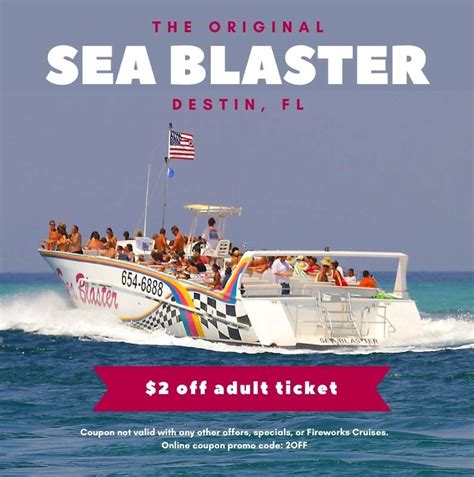 Coupon | Destin's Original Sea Blaster Dolphin Tours