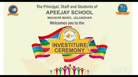 Investiture Ceremony : Apeejay Jalandhar | Apeejay School Mahavir Marg ...