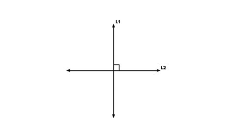 Define perpendicular lines.