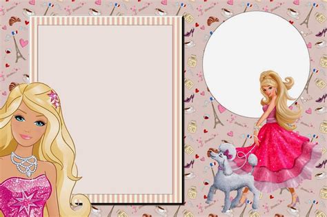 Barbie Magic and Fashion: Free Printable Invitations. - Oh My Fiesta! in english