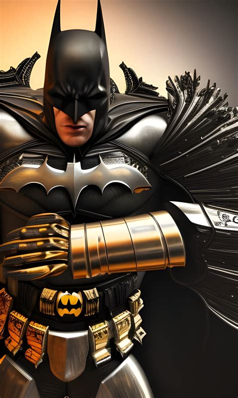 Golden Batman - AI Generated Artwork - NightCafe Creator