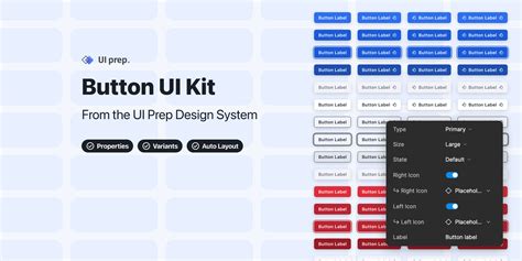 UI Prep Buttons | Figma