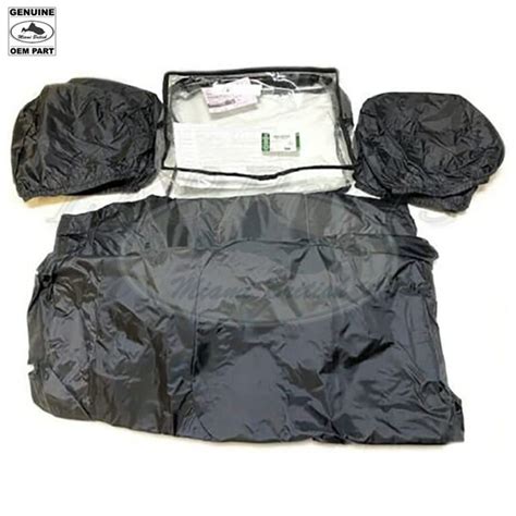 LAND ROVER FRONT BLACK WATERPROOF SEAT COVERS DEFENDER 90 110 130 VPLES0560 OEM – Miami British ...