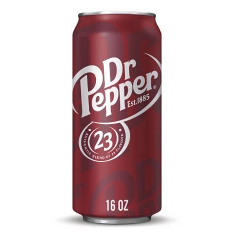 Dr Pepper® Soda Can, 16 fl oz - King Soopers