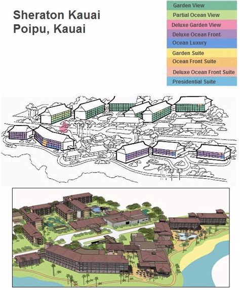 Sheraton Kauai Resort Map - Hiking In Map