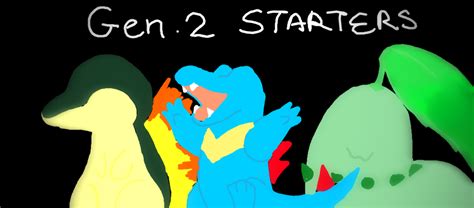 Gen.2 Starters by brosforever911 on DeviantArt