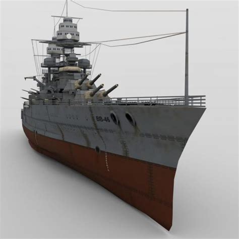 USS Maryland BB-46 (for DAZ Studio) - DAZ Studio - ShareCG