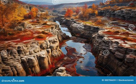 Geology Dissected Plateau Landscape Stock Image - Image of formation ...