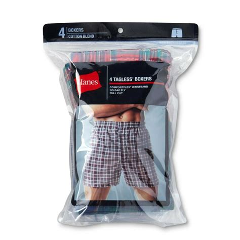 Hanes ComfortSoft® TAGLESS® Men's Boxer Briefs 4-Pack Cotton Blend ...