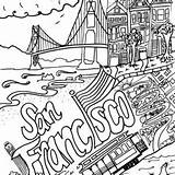 San Francisco Coloring Pages Printable For Free Download sketch template