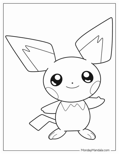 Coloring Pages Of Pichu