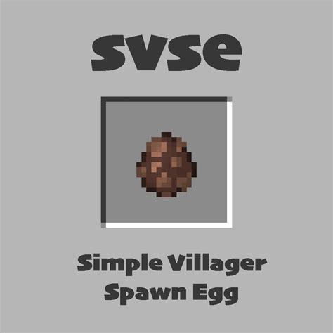 Simple Villager Spawn Egg - Minecraft Mods - CurseForge