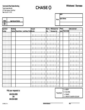 Chase Withdrawal Slip - Fill Online, Printable, Fillable, Blank | pdfFiller