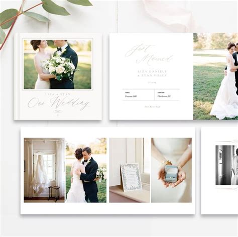 Wedding Album Template 10x10 and 12x12 Wedding Photobook | Etsy Wedding ...