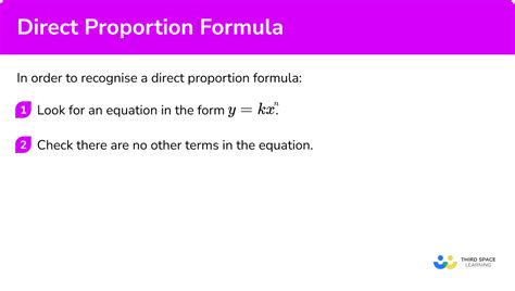 Direct Proportion Formula - GCSE Maths - Steps & Examples