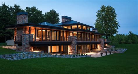 MODERN LAKE HOME | Modern lake house, House designs exterior ...