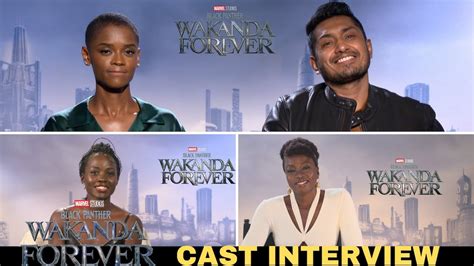 Black Panther Wakanda Forever Cast Interview - YouTube