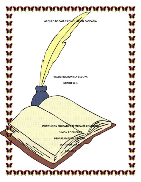 ARQUEO DE CAJA Y CONCILIACION BANCARIA by valentina bonilla - Issuu