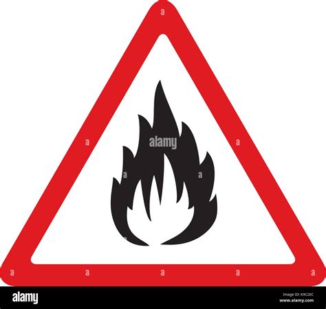 Fire warning signs Stock Vector Art & Illustration, Vector Image ...