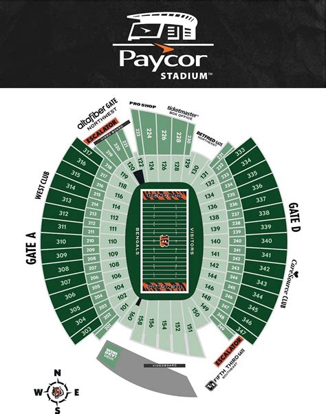 What is the capacity of Paycor Stadium?