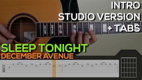 December Avenue - Sleep Tonight Guitar Tutorial [INTRO + TABS] - Sipraman