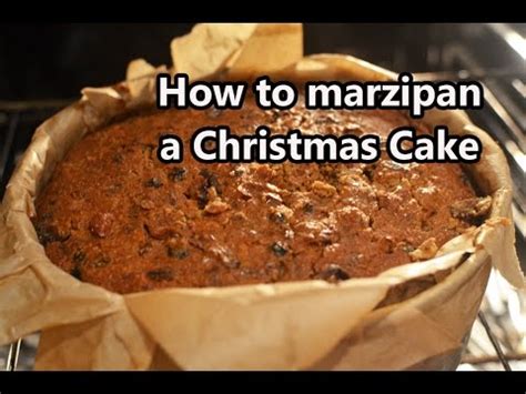 How to make a Christmas Cake Part 2: Marzipan! - YouTube