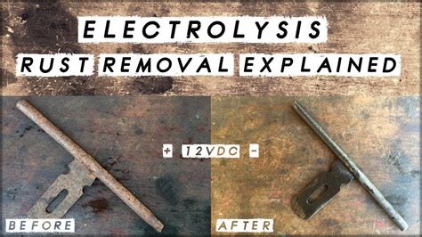 Removing Rust With Electrolysis Explained - YouTube