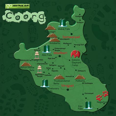 Explore Coorg: Places To See, Things to Do - Go Heritage Runs - Run ...