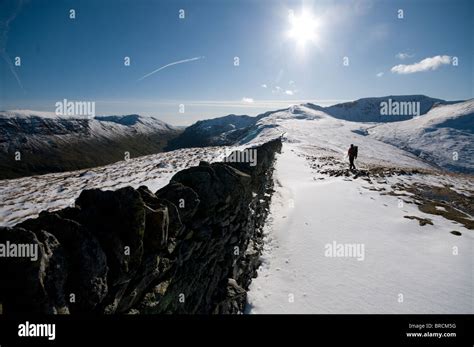 Striding edge winter walk hi-res stock photography and images - Alamy