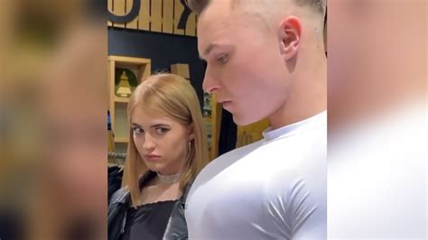 Girl Staring at Guy's Chest | Know Your Meme