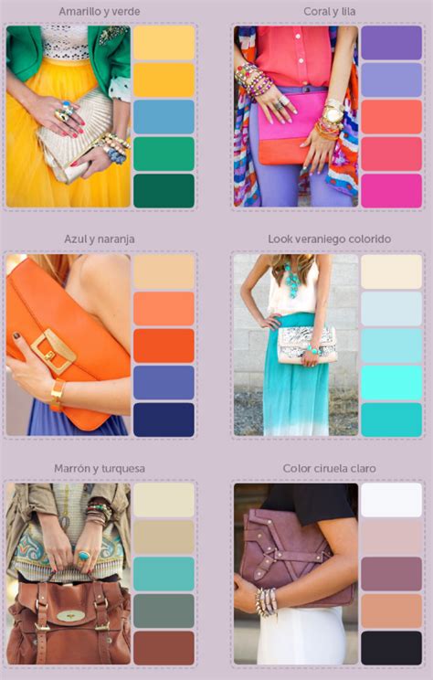 Combinaciones de colores para outfits, ¡ficha estas ideas! | Como combinar colores ropa ...