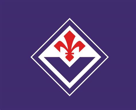 Fiorentina Club Symbol Logo Serie A Football Calcio Italy Abstract ...