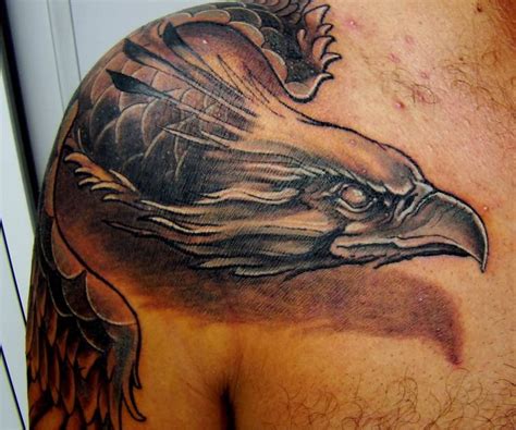 Phoenix Tattoo on Shoulder | Phoenix tattoo, Tattoos for guys, Shoulder ...