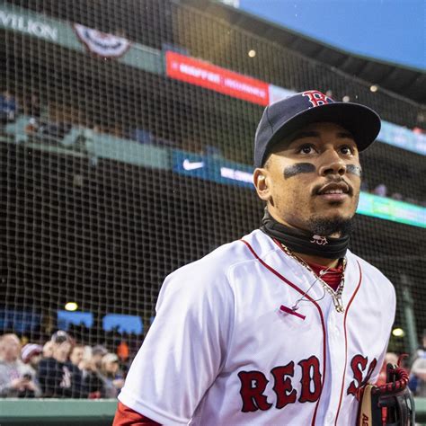 Mookie Betts Shoulder Injury Diagnosed as Contusion, Exits vs. Rangers ...