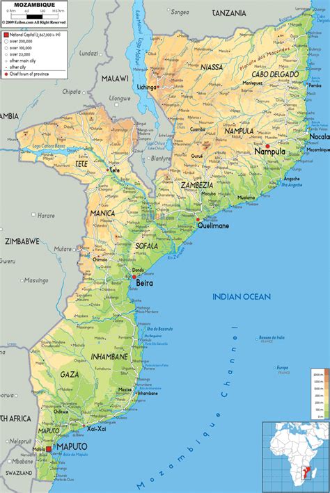 Geographical Information - Mozambique