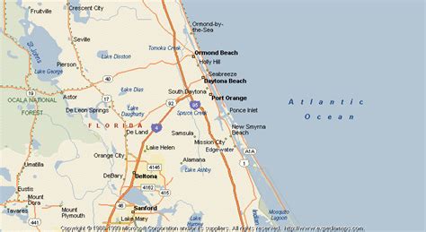 Edgewater Florida Map | Wells Printable Map