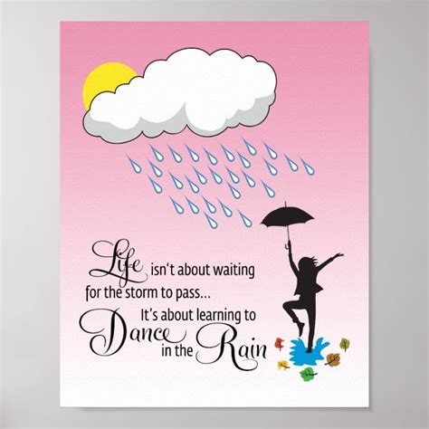 Dance in the Rain Poster | Zazzle.com