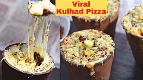 Viral Kulhad Pizza Recipe | No Oven Pizza | Homemade Kulhad Pizza | Easy Pizza Recipe | Street ...