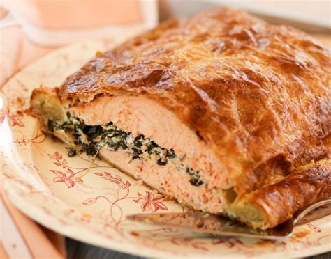 Salmon in Puff Pastry with Spinach – Homemade Italian Cooking